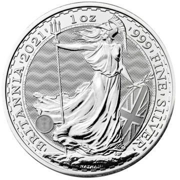 2021 1 oz Silver Britannia Great Britain