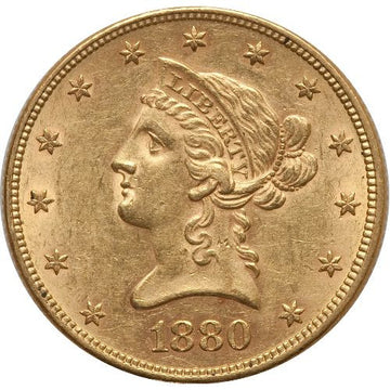 Pre-33 $10 Liberty Gold Eagle Coin AU Grade