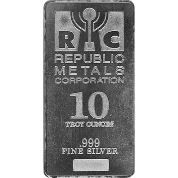 10 OZ SILVER BAR IRA ACCEPTABLE