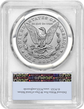 2023 Morgan Silver Dollar FDI Coin Label PCGS MS70