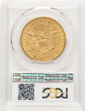 1857-S $20 Liberty Double Eagle PCGS XF45