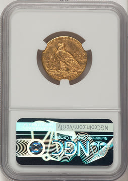 1908-D $5 Indian Half Eagle NGC MS64