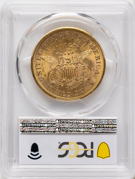 1871-S $20 Liberty Double Eagle PCGS MS62+ 1871-S $20 Liberty Double Eagle PCGS MS62+