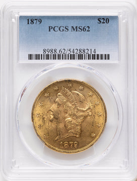 1879 $20 Liberty Double Eagle PCGS MS62 1879 $20 Liberty Double Eagle PCGS MS62