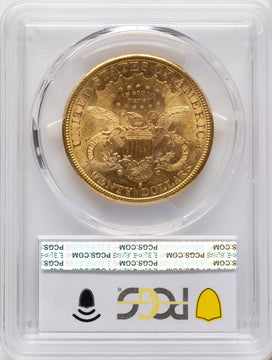 1880-S $20 Liberty Double Eagle PCGS MS63 1880-S $20 Liberty Double Eagle PCGS MS63