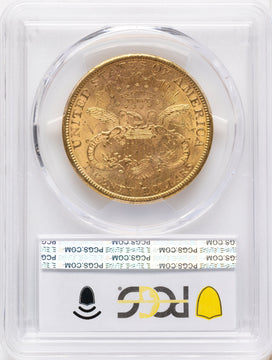 1881-S $20 Liberty Double Eagle PCGS MS62 1881-S $20 Liberty Double Eagle PCGS MS62