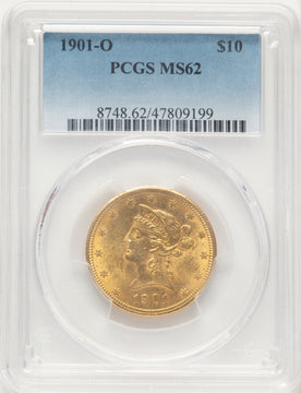 1901-O $10 Liberty Eagle PCGS MS62 1901-O $10 Liberty Eagle PCGS MS62
