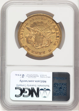 1851 $20 Liberty Double Eagle NGC AU53 (177372001)