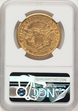 1855-S $20 Liberty Double Eagle NGC AU55