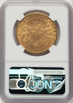 1884-CC $20 Liberty Double Eagle NGC AU58