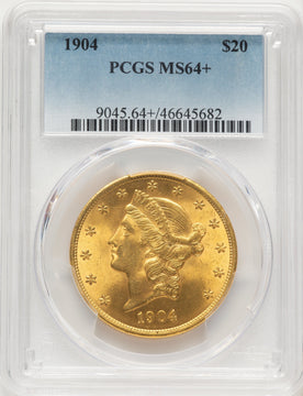 1904 $20 Liberty Liberty Double Eagle PCGS MS64+ 1904 $20 Liberty Liberty Double Eagle PCGS MS64+