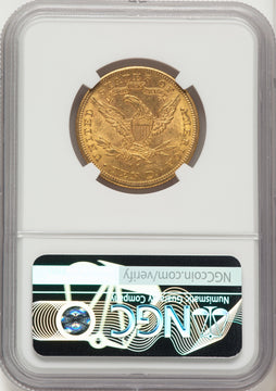 1891-CC $10 Liberty Eagle NGC MS60 1891-CC $10 Liberty Eagle NGC MS60