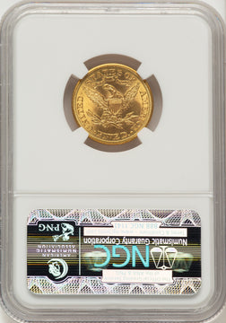 1908 $5 Liberty Liberty Half Eagle NGC MS66