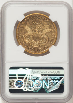 1874-CC $20 Liberty Double Eagle NGC XF40 1874-CC $20 Liberty Double Eagle NGC XF40
