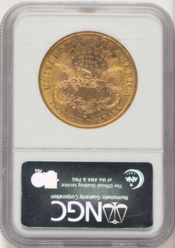 1883-S $20 Liberty Double Eagle NGC MS61 1883-S $20 Liberty Double Eagle NGC MS61