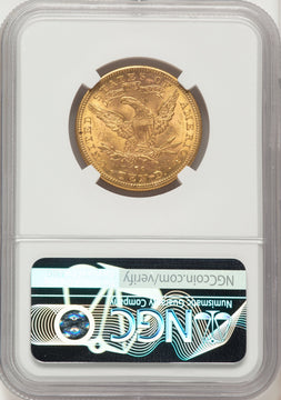 1891-CC $10 Liberty Eagle NGC MS60 1891-CC $10 Liberty Eagle NGC MS60