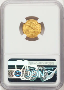 1915-S $2.50 Panama-Pacific Quarter Eagle CAC Commemorative Gold NGC MS65