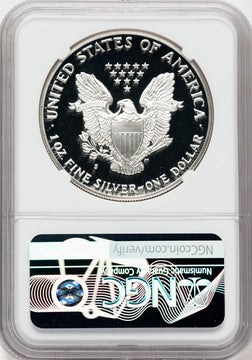 1991-S American Silver Eagle NGC PF70 Ultra Cameo Ron Harrigal Signed
