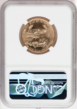1995 $25 American Gold Eagle NGC MS69 Ron Harrigal Signed