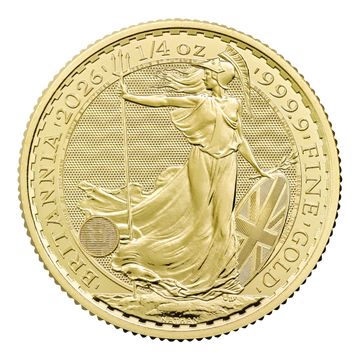 2026 1/4 oz Great Britain Gold Britannia BU