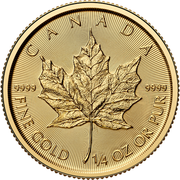2026 1/4 oz Canadian Gold Maple Leaf Coin BU