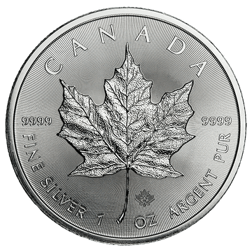 1 oz Canadian Silver Maple Leaf BU (Random Date)