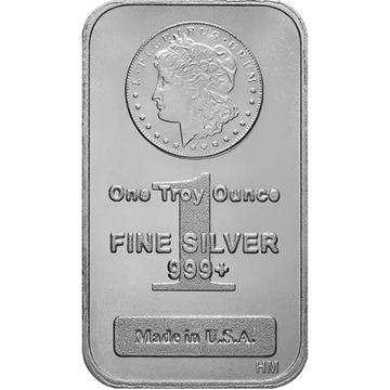 1 oz Morgan Design Silver Bar