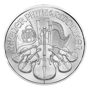 1 oz Austrian Silver Philharmonic (Random Year)