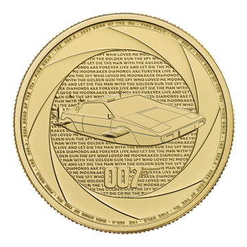 2024 1 OZ GOLD JAMES BOND WET NELLIE