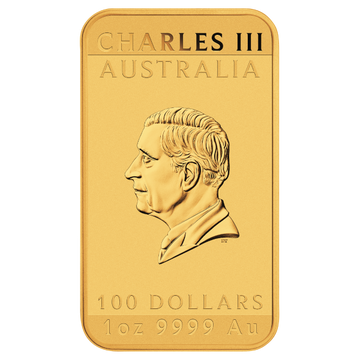 2025 1 oz Gold Perth Mint Dragon Rectangular Coin