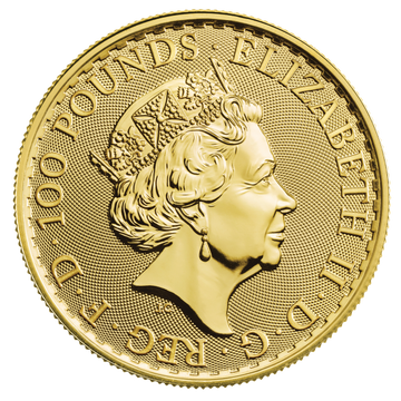 2023 1 OZ GREAT BRITAIN GOLD BRITANNIA QUEEN ELIZABETH