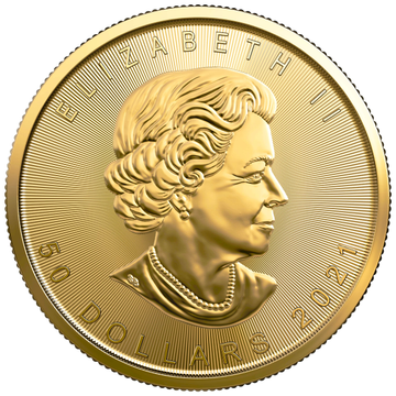 2021 1 OZ CANADIAN GOLD MAPLE LEAF