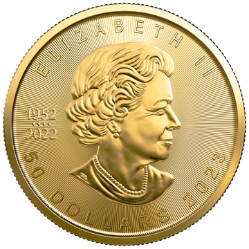 2023 1 oz Canadian Gold Maple Leaf Coin BU