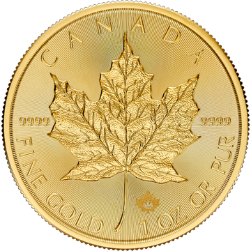 2026 1 oz Canadian Gold Maple Leaf Coin BU