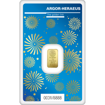 1 GRAM GOLD BAR ARGOR-HERAEUS LUNAR YEAR OF THE RABBIT 2023