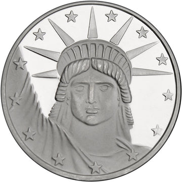 1 oz SilverTowne Lady Liberty Silver Round