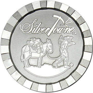 5 oz SilverTowne Prospector Stackable Silver Round