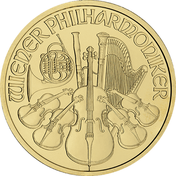 1 oz Austrian Gold Philharmonic Coin (Random Year)