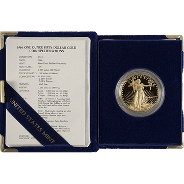 1 OZ AMERICAN GOLD EAGLE PROOF WITH ORIGINAL BOX AND PAPERS 1 OZ AMERICAN GOLD EAGLE PROOF WITH ORIGINAL BOX AND PAPERS