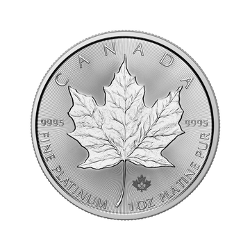 2025 1 OZ CANADIAN PLATINUM MAPLE LEAF