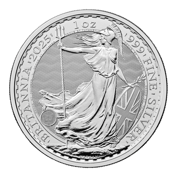 2025 Great Britain 1 oz Silver Britannia BU