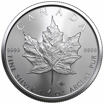 2021 1 oz Canadian .9999 Silver Maple Leaf Coin BU