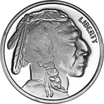 1 oz SilverTowne Buffalo .999 Silver Round