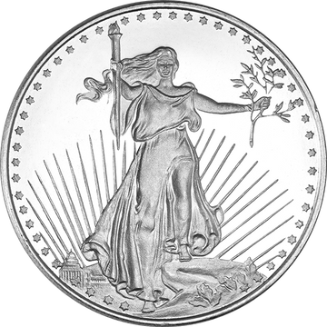 1 oz Saint-Gaudens Silver Round
