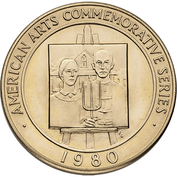 US GOLD ART MEDALLION