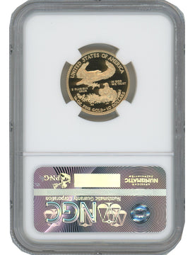 2016-W $10 Quarter Ounce Gold Eagle NGC PF70 Ultra Cameo Ed Moy Signed