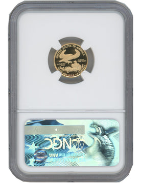 2017-W $5 Tenth Ounce Gold Eagle NGC PF70 Ultra Cameo Ed Moy Signed