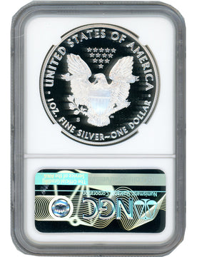 2018-S American Silver Eagle NGC PF70 Ultra Cameo Ed Moy Signed