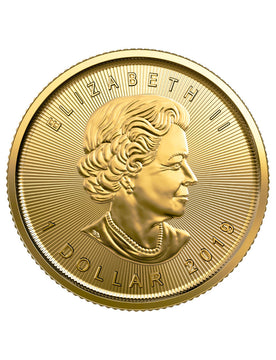 2019 1/20 oz Canadian Gold Maple Leaf Coin