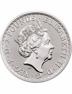2019 1 oz British Silver Britannia Coin